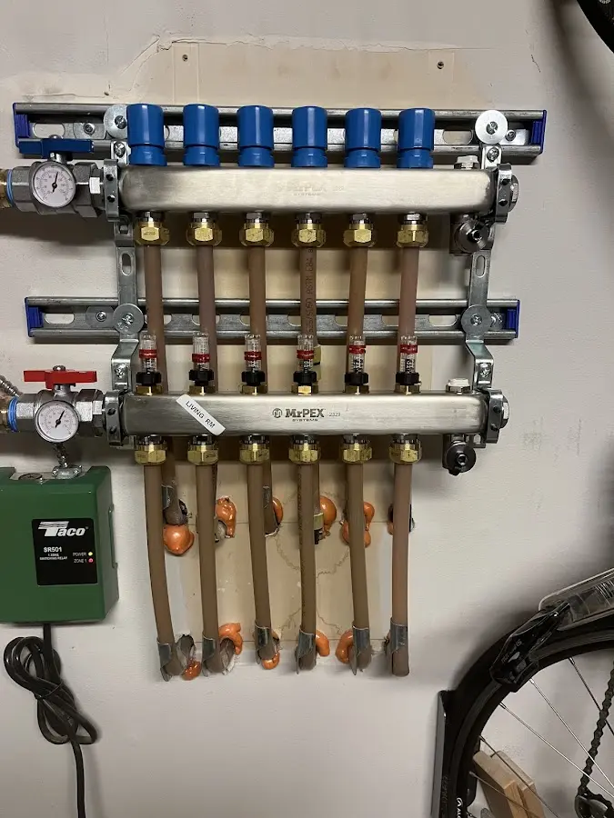 Plumber performing Leak Detection at a residential property in Pigeon Forge